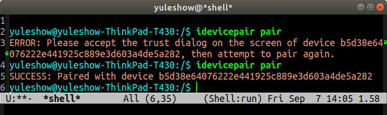 idevicepair